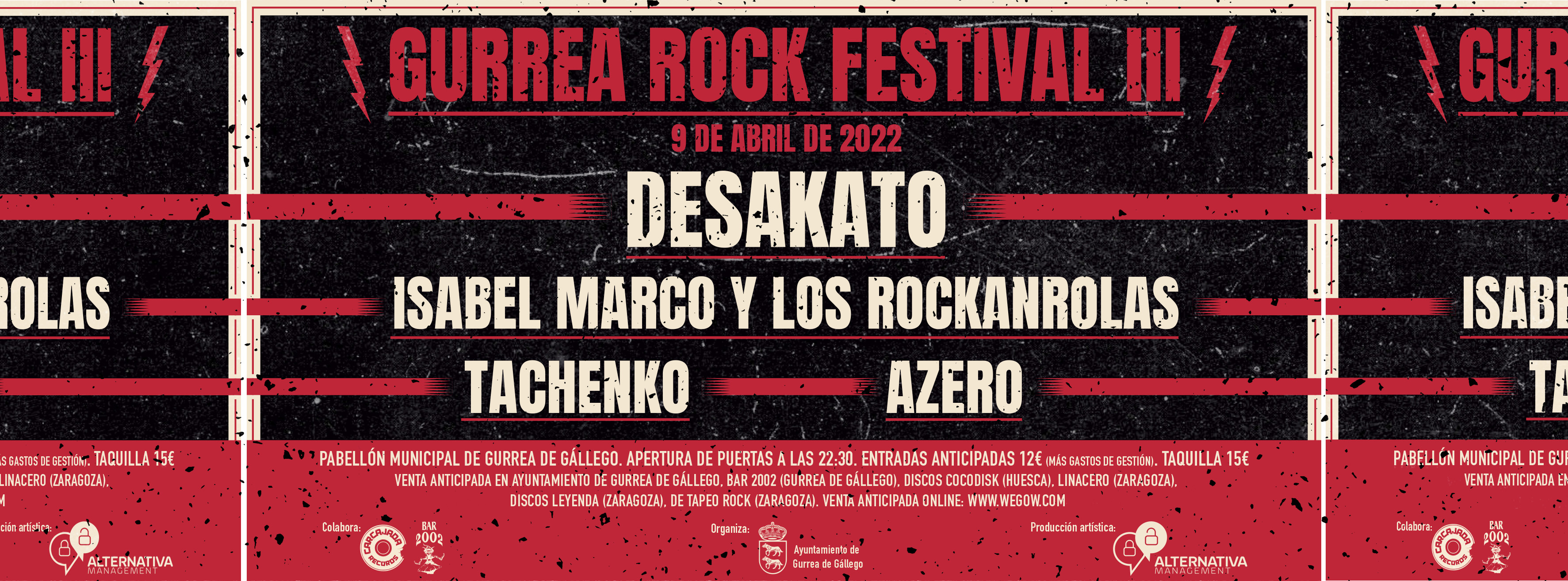 Fotografía promocional de GURREA ROCK FESTIVAL 2022