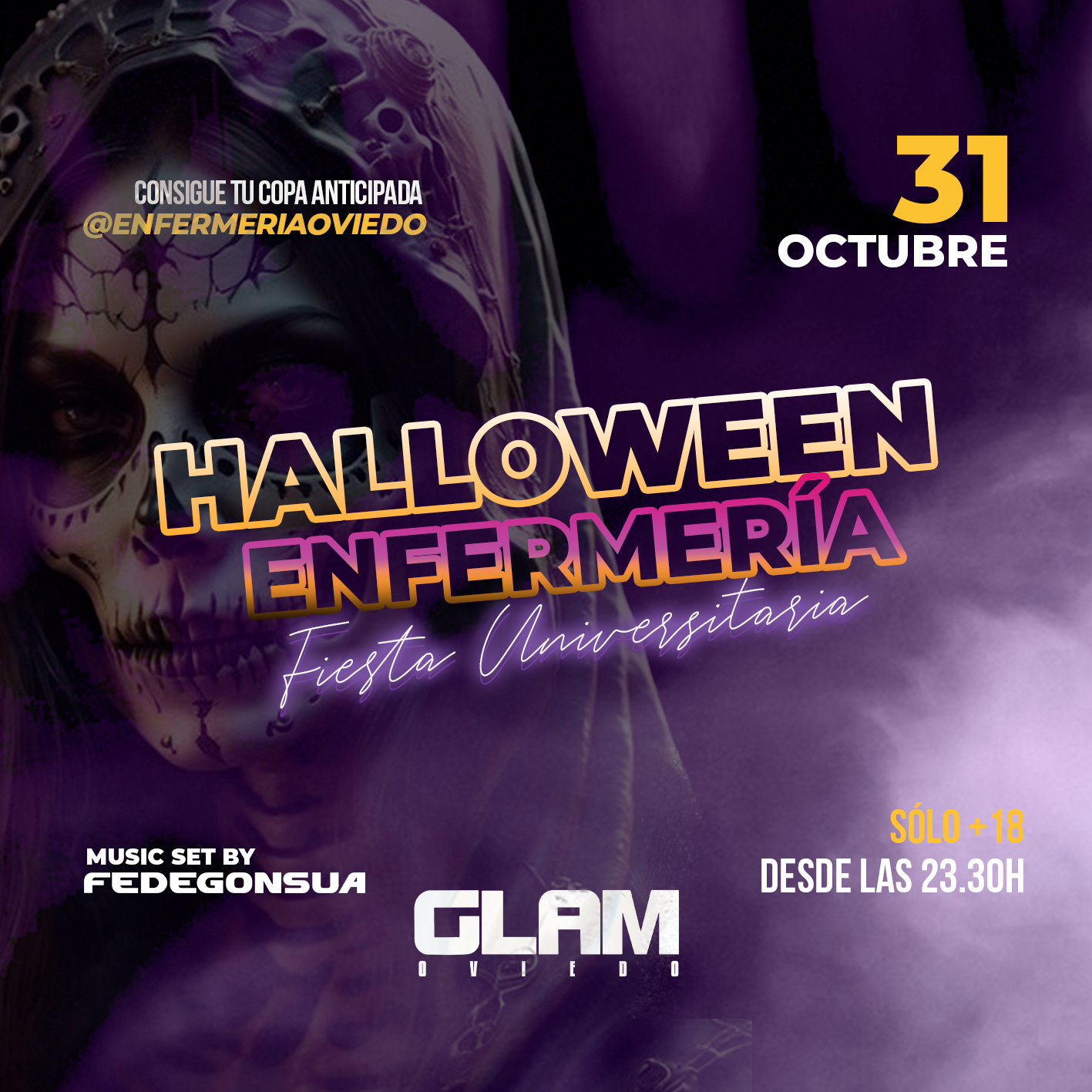 Fotografía promocional de Halloween Enfermería
