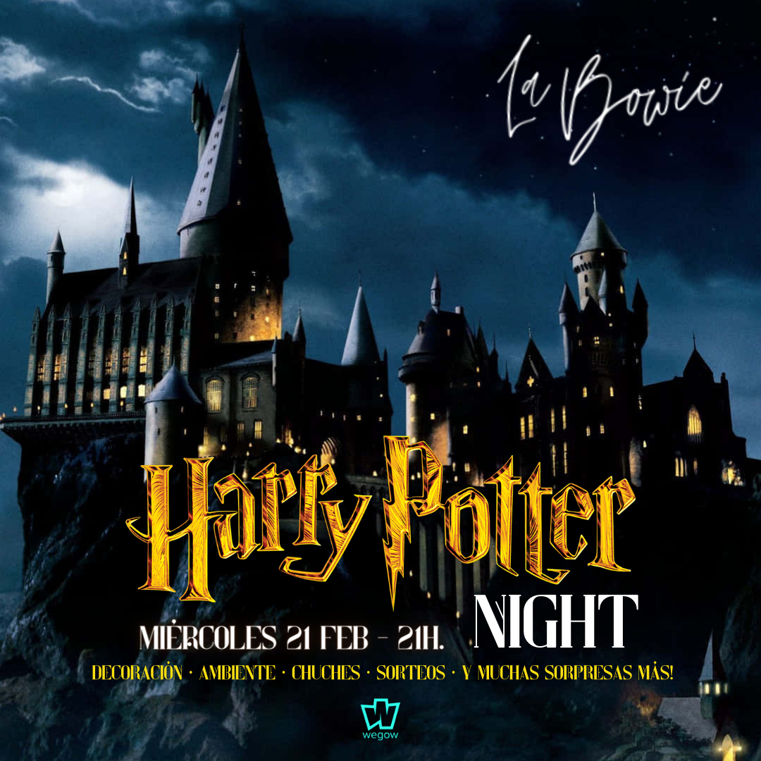 Fotografía promocional de Harry Potter Night en La Bowie
