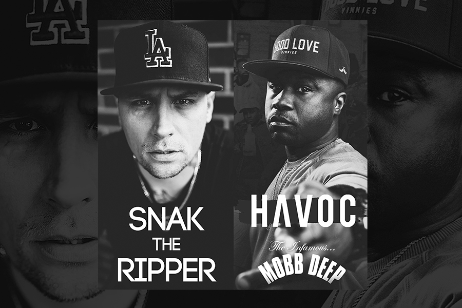 Fotografía promocional de Havoc + Snak the Ripper en Burgos