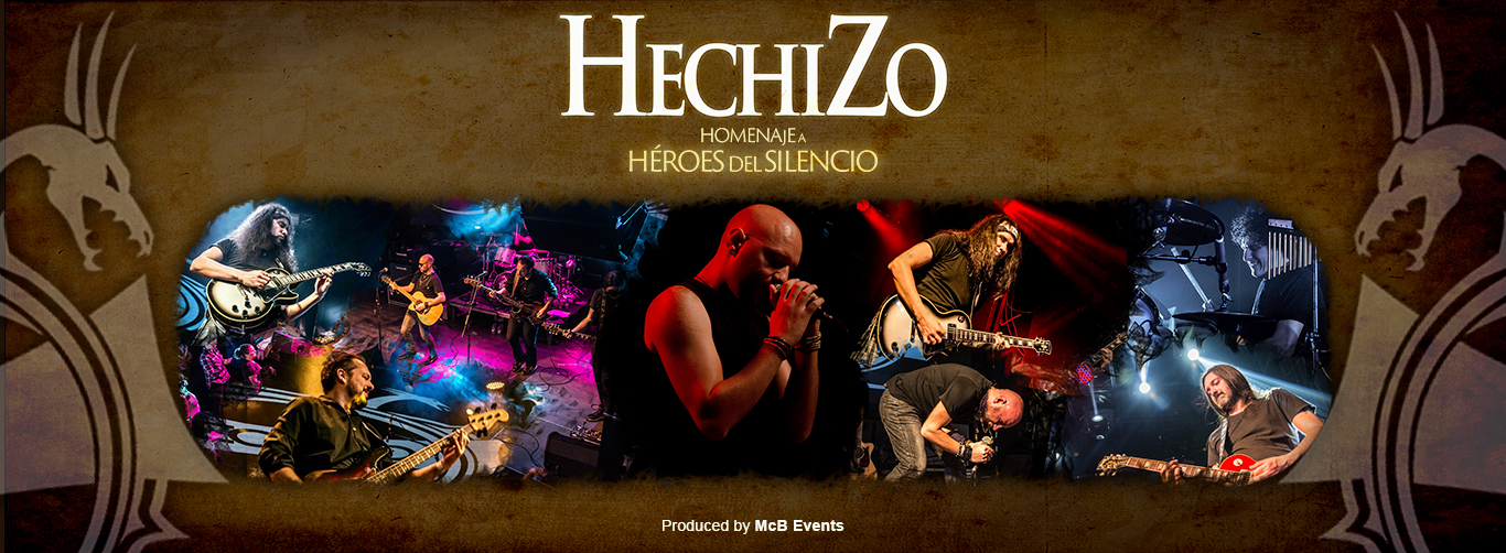 Fotografía promocional de HECHIZO "Homenaje a Héroes del Silencio" en OVIEDO