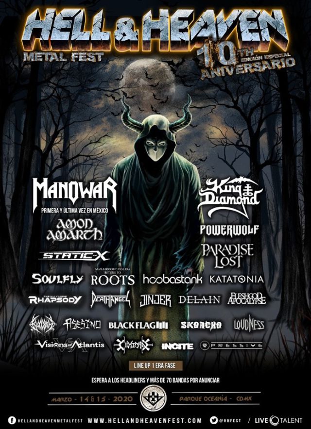 Hell and Heaven Metal Fest Mexico 2020. Tickets, lineup, bands for Hell and  Heaven Metal Fest Mexico 2020 | Wegow Sweden