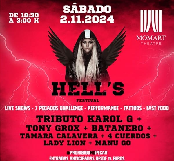 Promofoto von Hell's Festival en Momart Theatre! Cadiz..