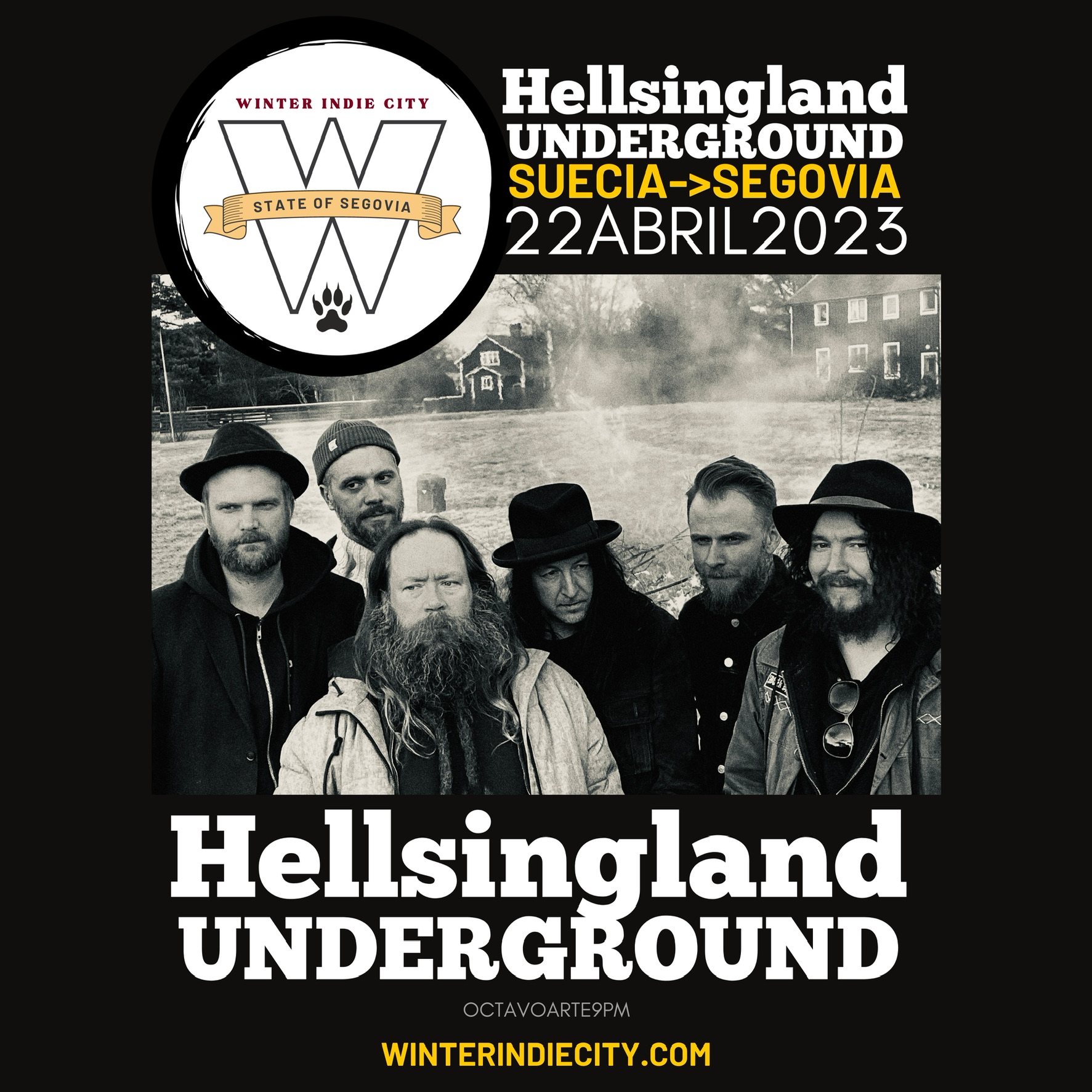 Fotografía promocional de HELLSINGLAND UNDERGROUND WIC SEGOVIA