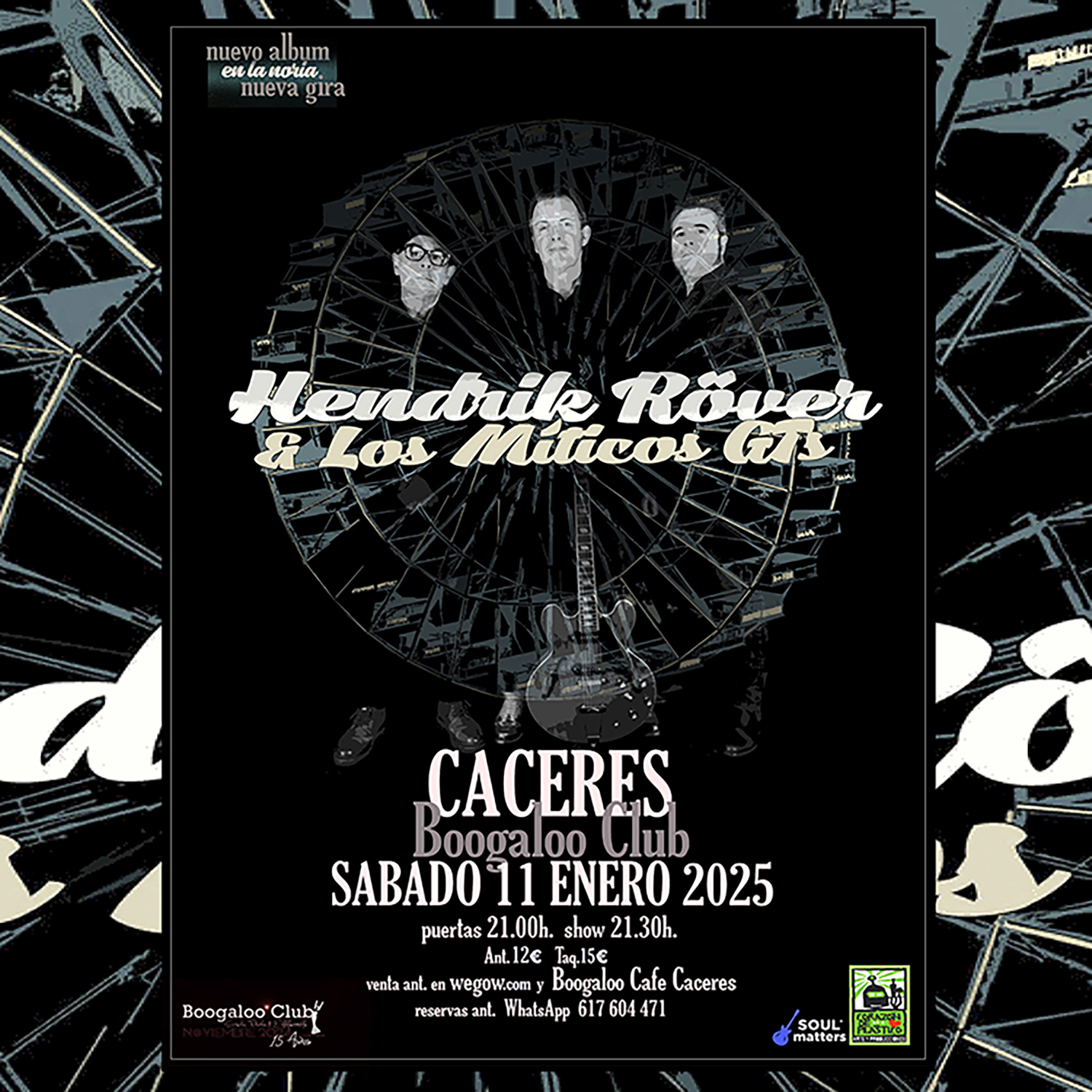 Fotografía promocional de HENDRIK RÖVER & LOS MITICOS GT´S