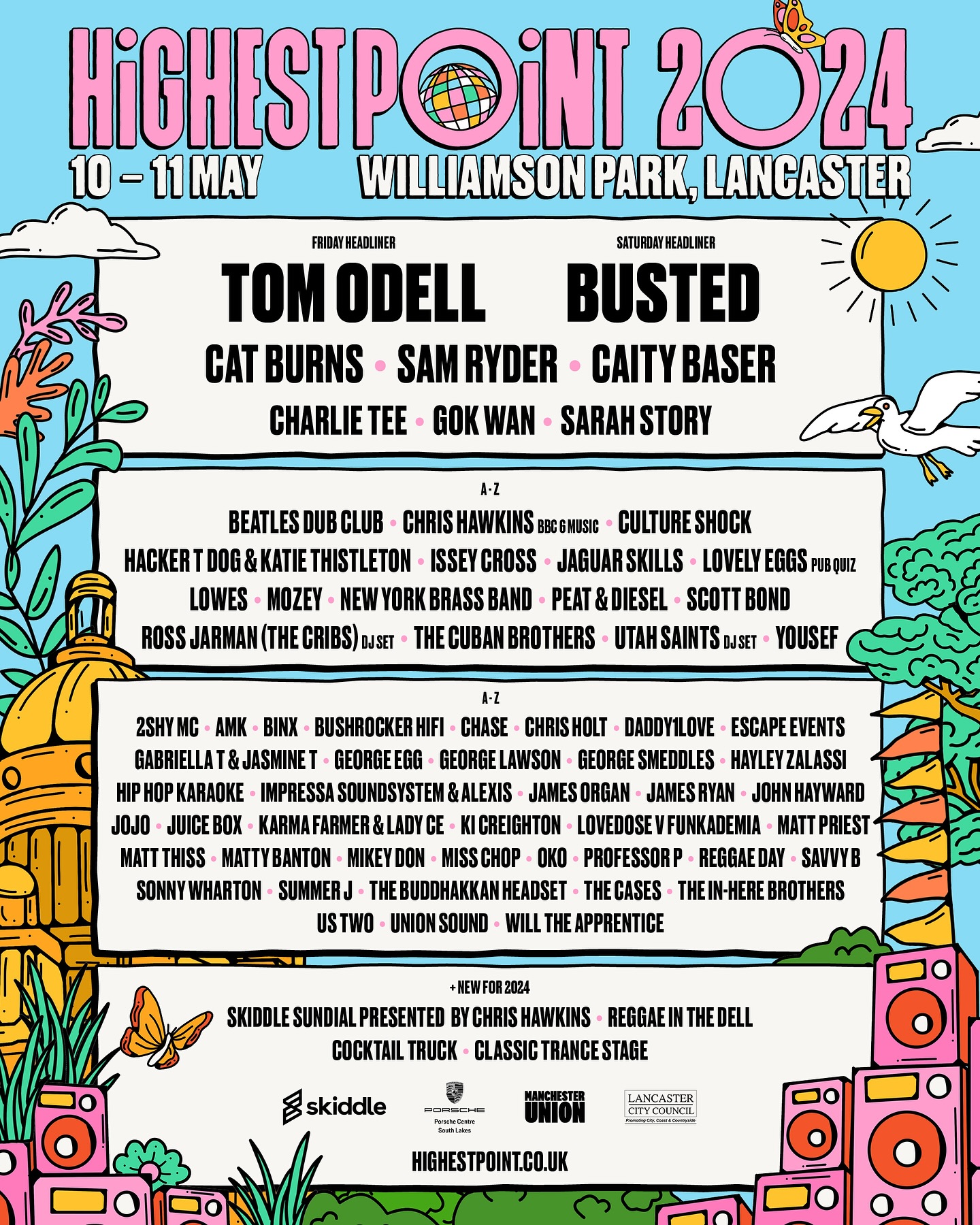 Promotional photograph of Highest Point Festival 2024.