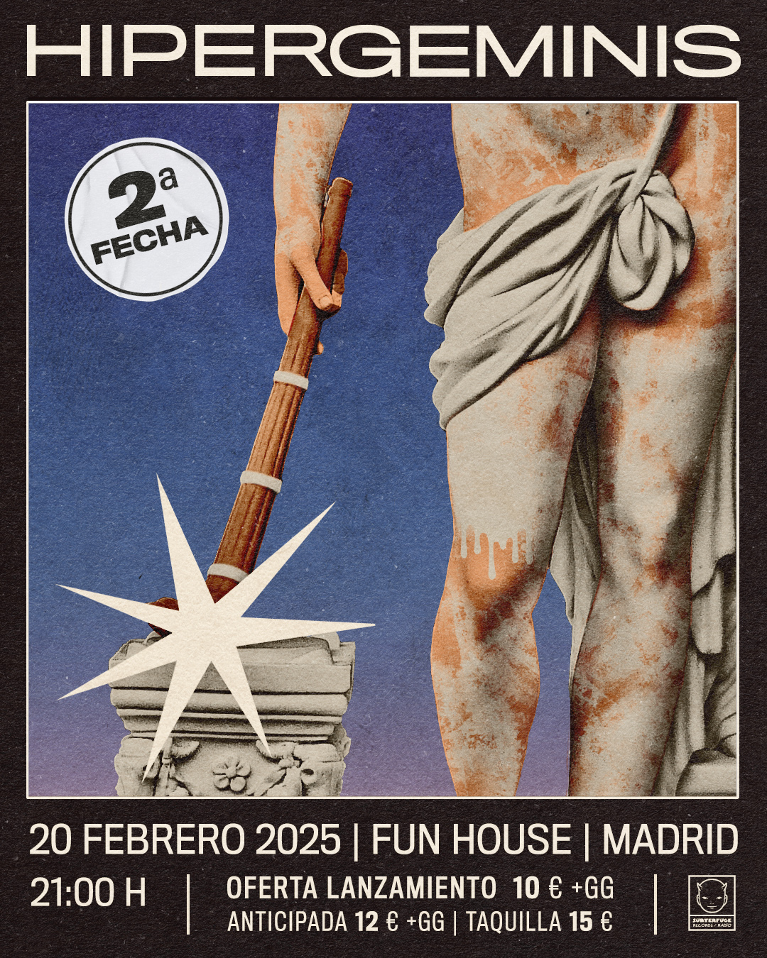 Fotografía promocional de Hipergéminis en Madrid (2ª Fecha)