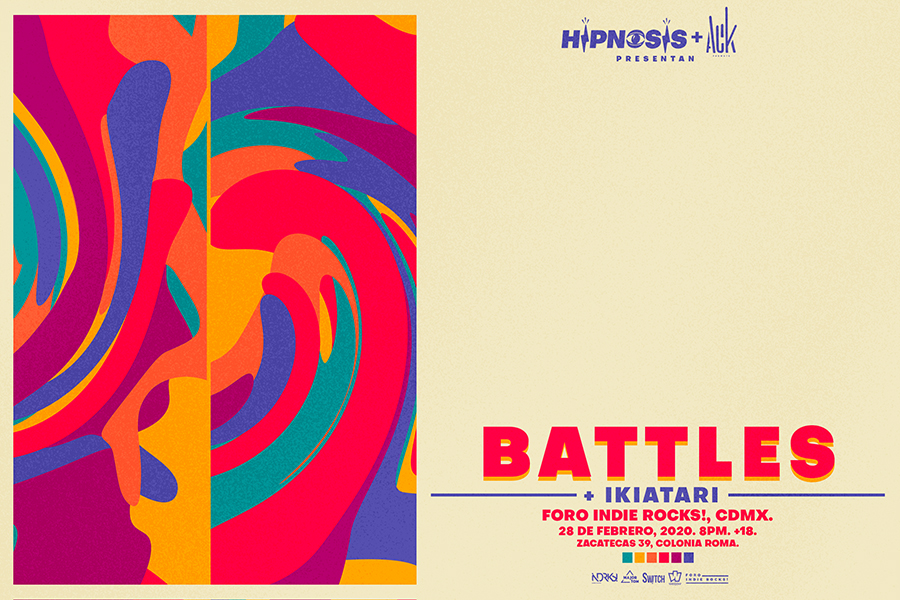 Battles concert in Mexico City