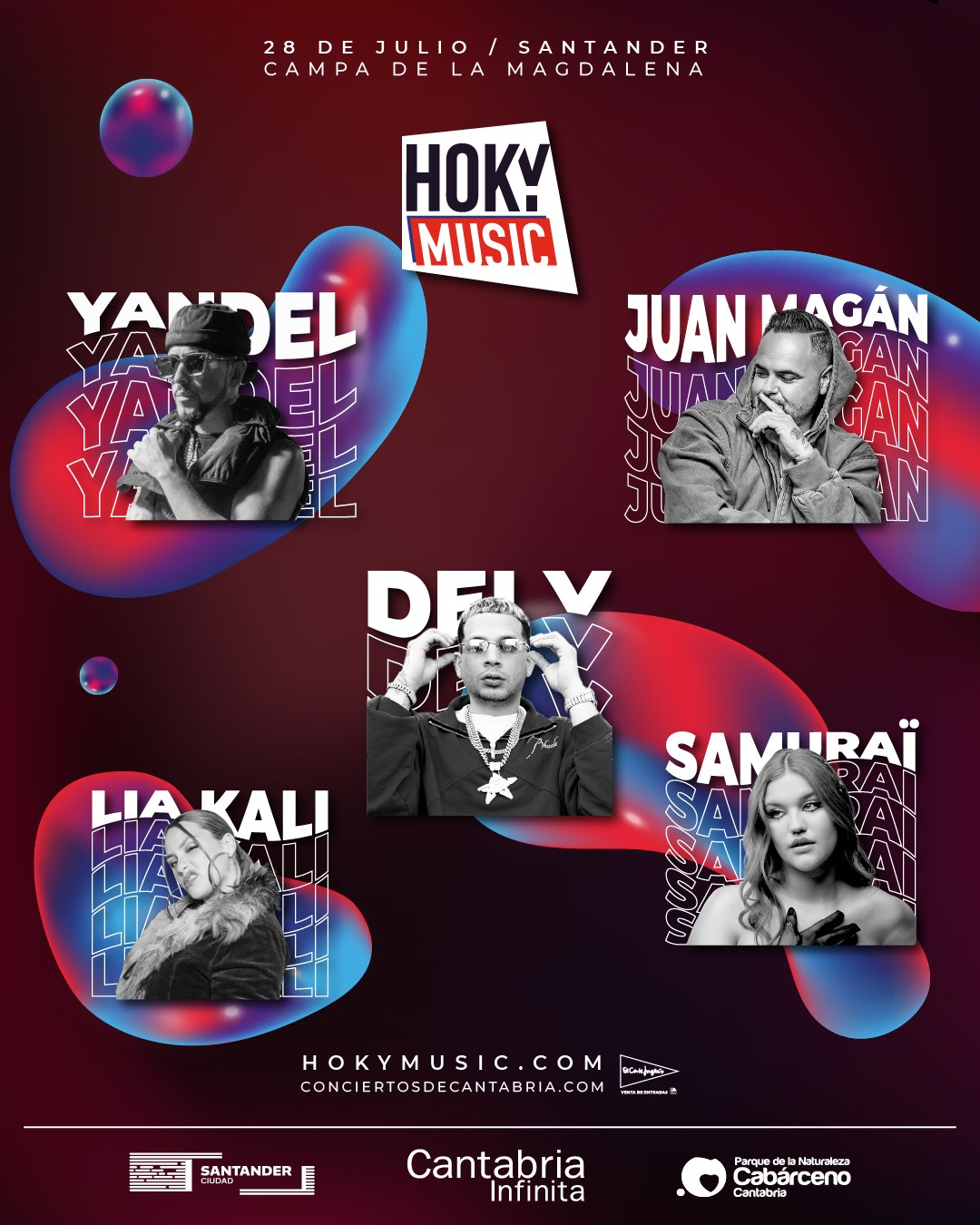 Promotional photograph of Hoky Music Santander 2024.