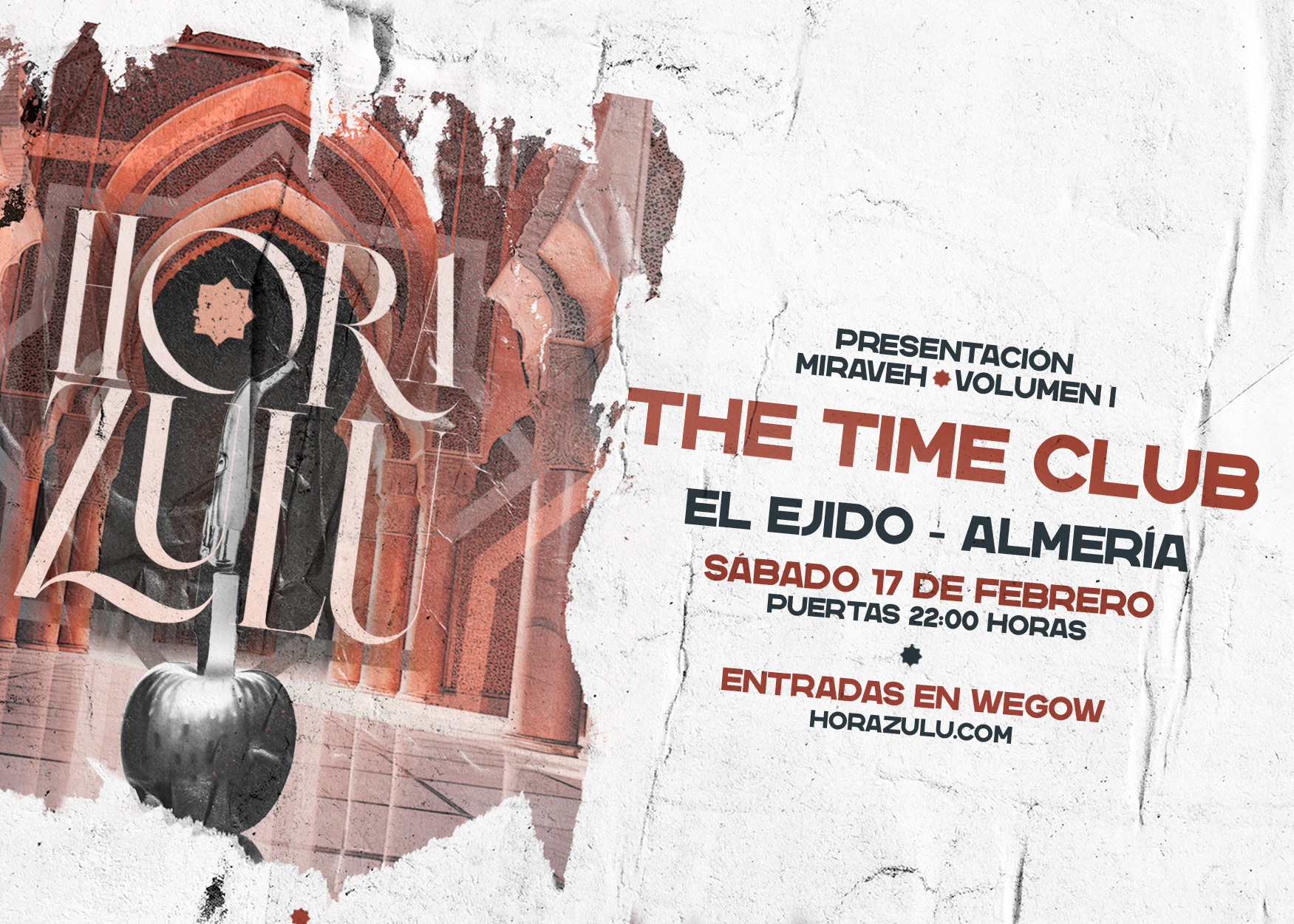 Fotografía promocional de Hora Zulu en El Ejido