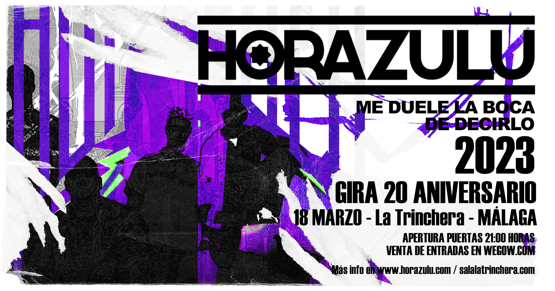 Fotografía promocional de Hora Zulu en Málaga