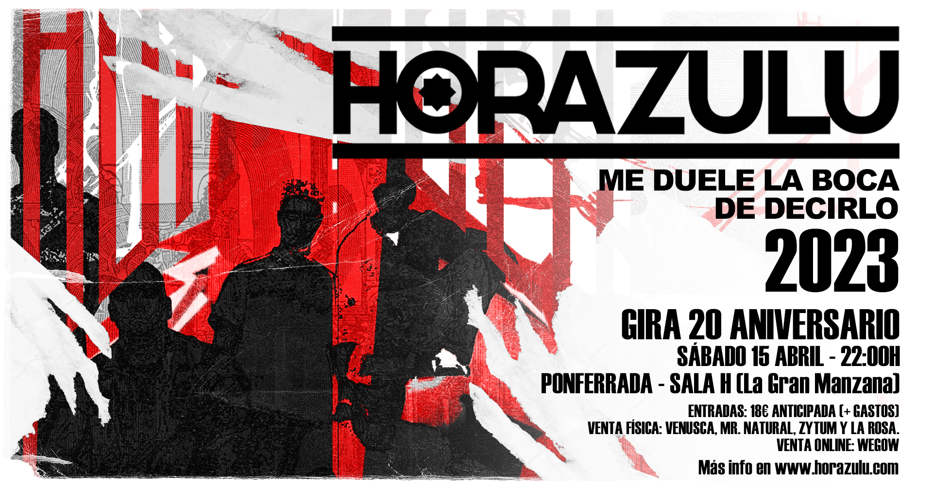 Fotografía promocional de Hora Zulu en Ponferrada