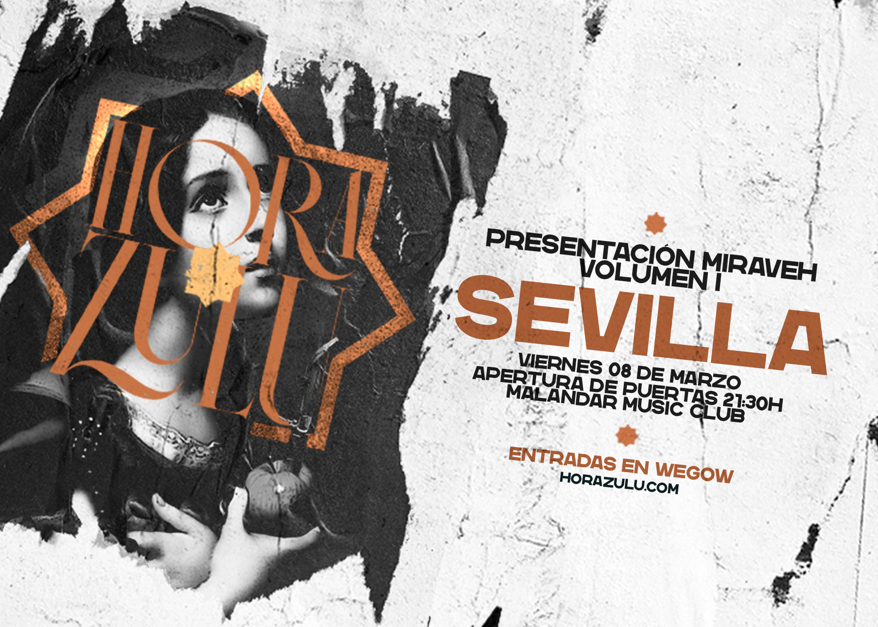 Promofoto von Hora Zulu en Sevilla.