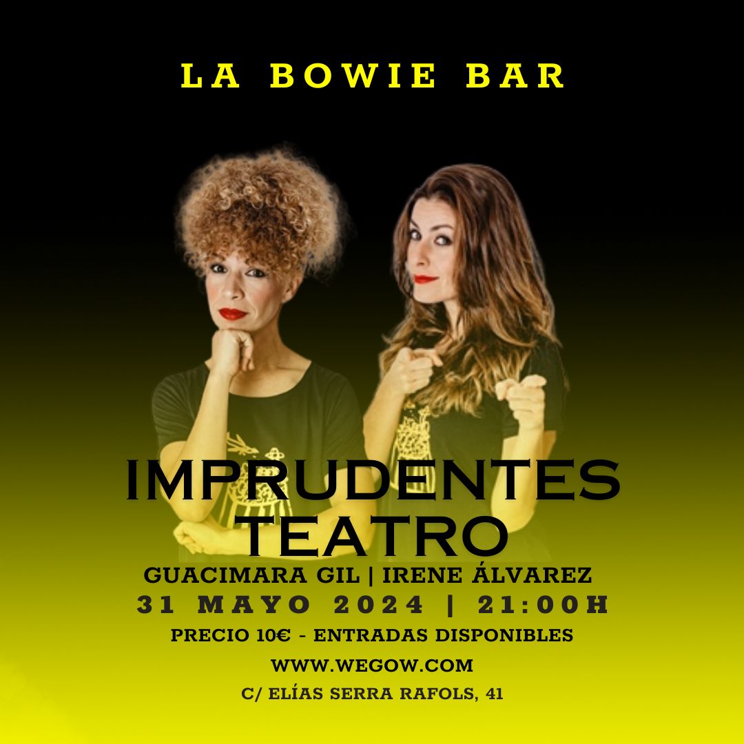 Fotografía promocional de Imprudentes Teatro en La Bowie