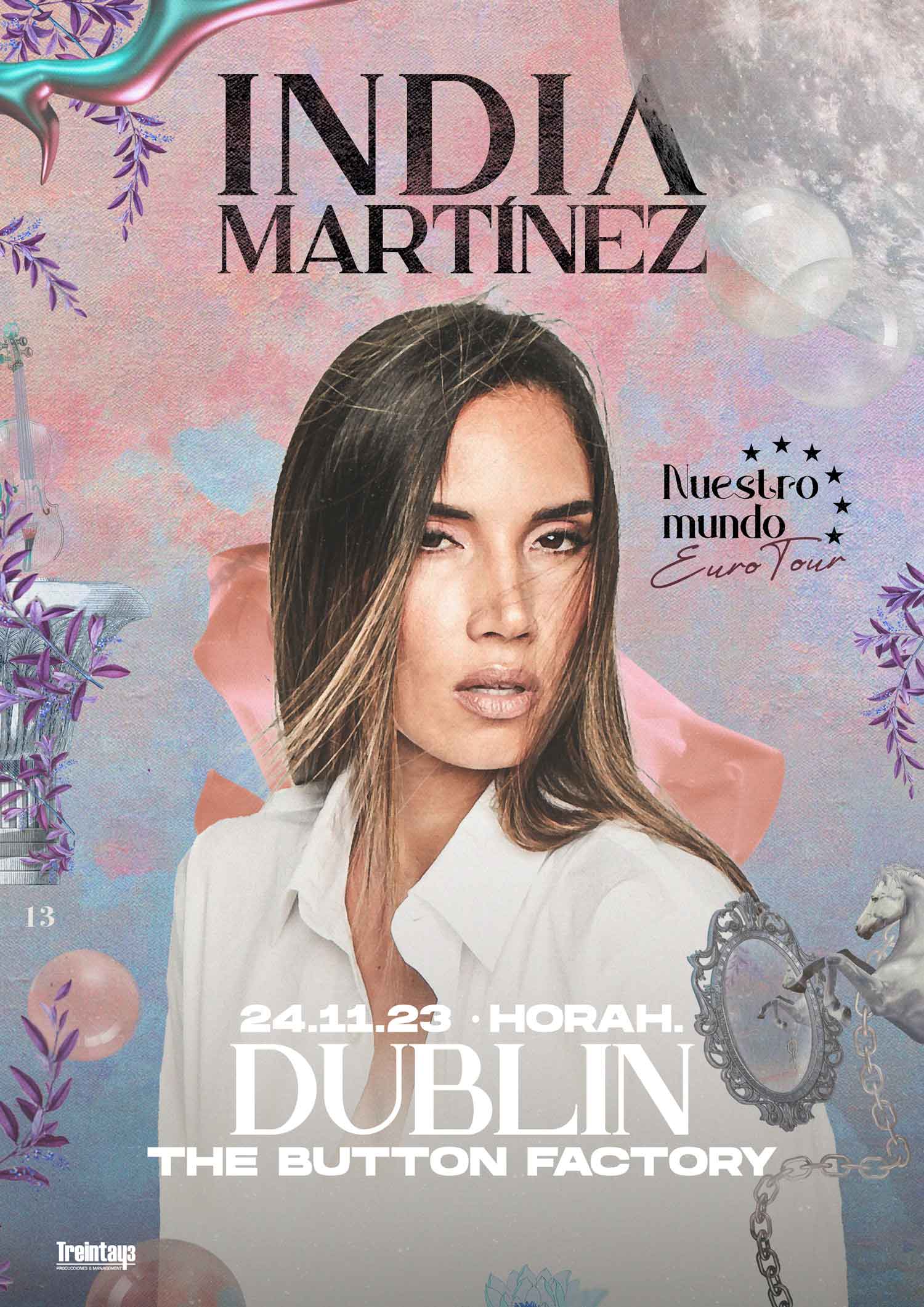 Promotional photograph of India Martinez en Dublín.