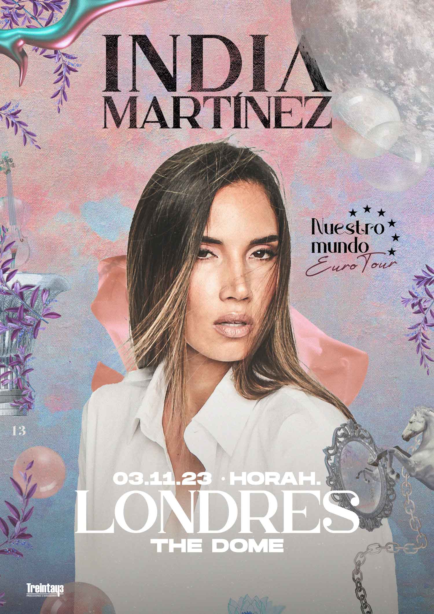 Fotografía promocional de India Martínez en Londres