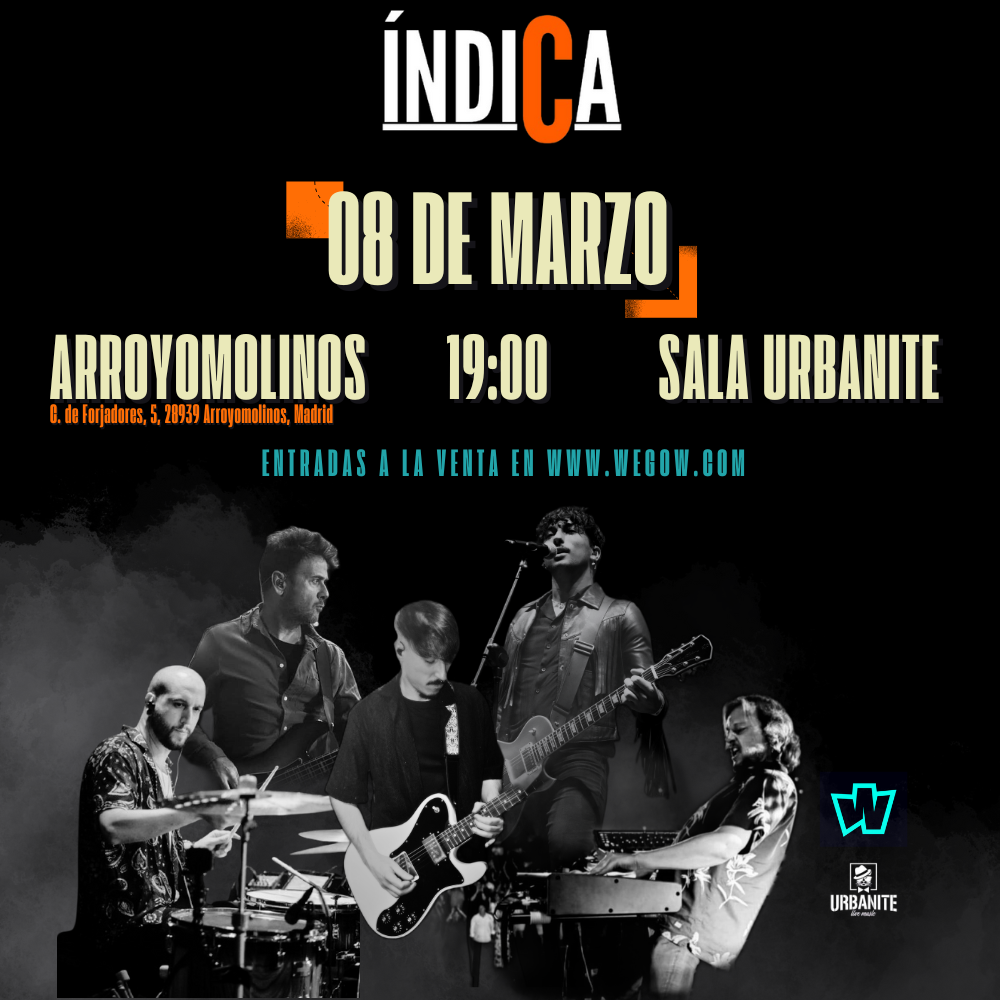 Fotografía promocional de ÍNDICA EN URBANITE