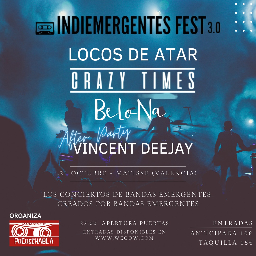 Fotografía promocional de INDIEMERGENTES FEST 3