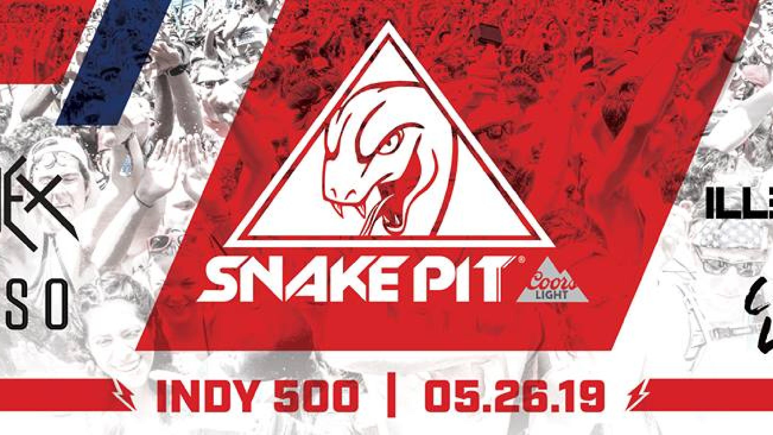 Indy 500 Snake Pit 2019. Biglietti, lineup, band per Indy 500 Snake Pit