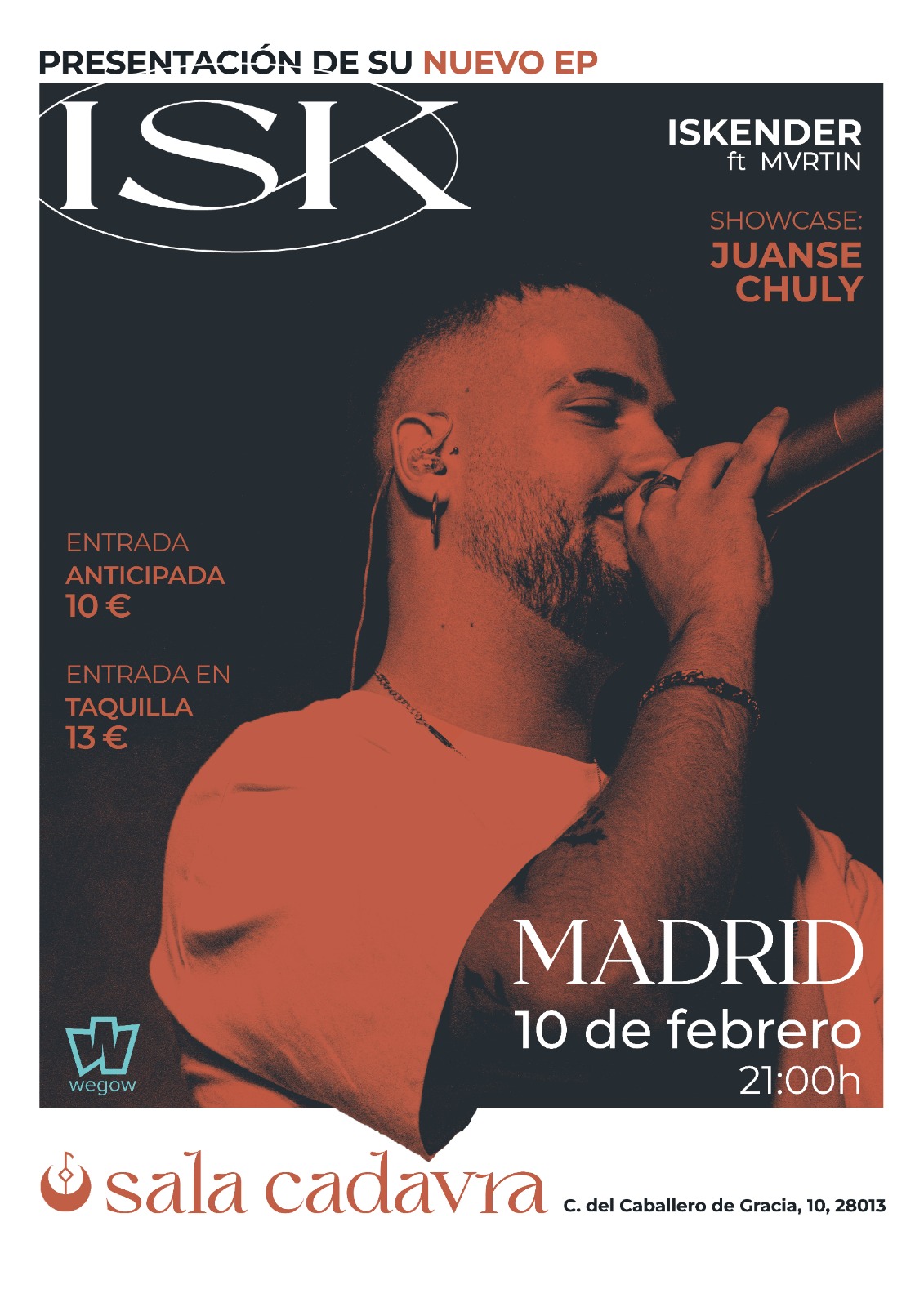 Fotografía promocional de Iskender en Madrid