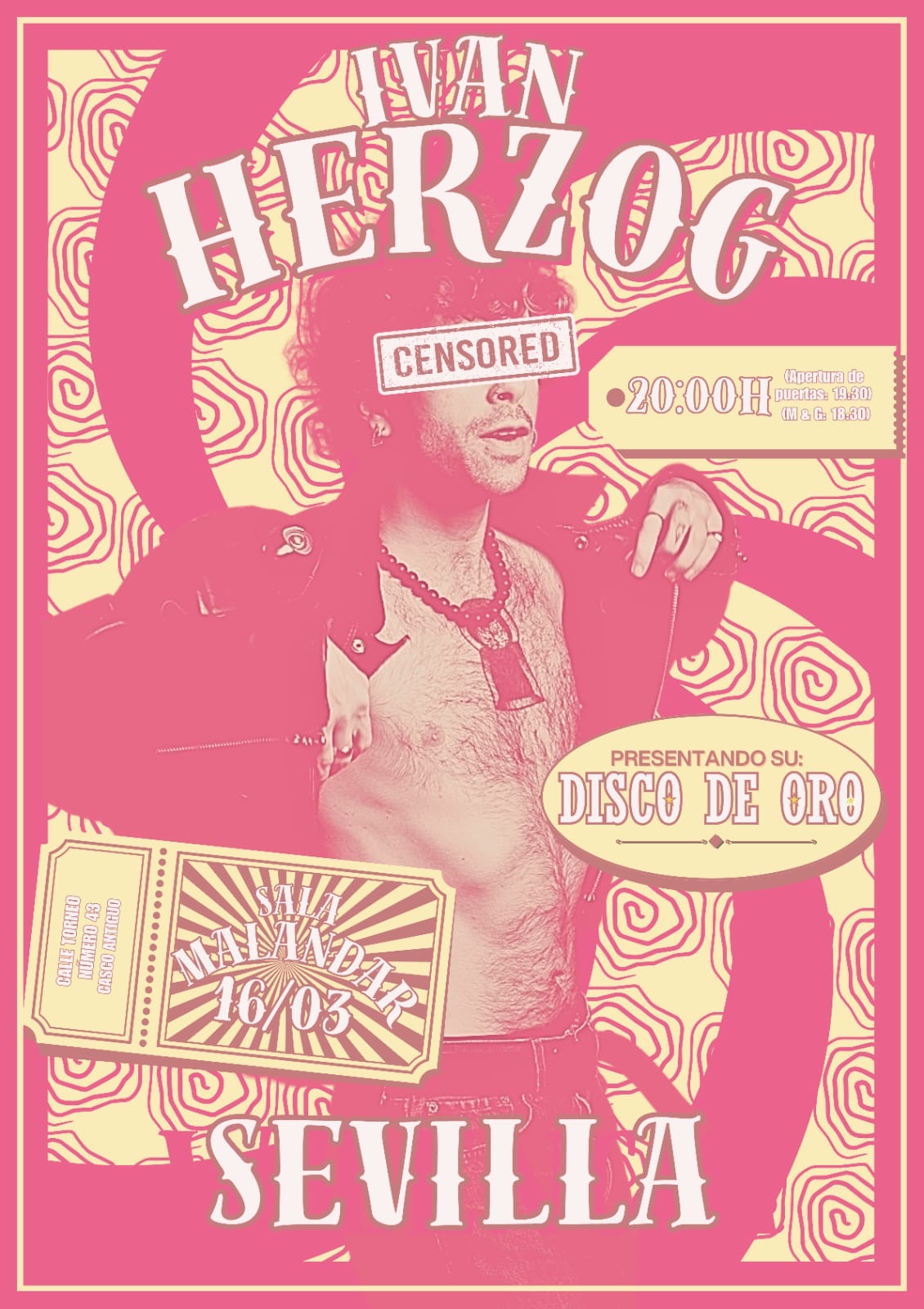 Fotografía promocional de Ivan Herzog en Sevilla