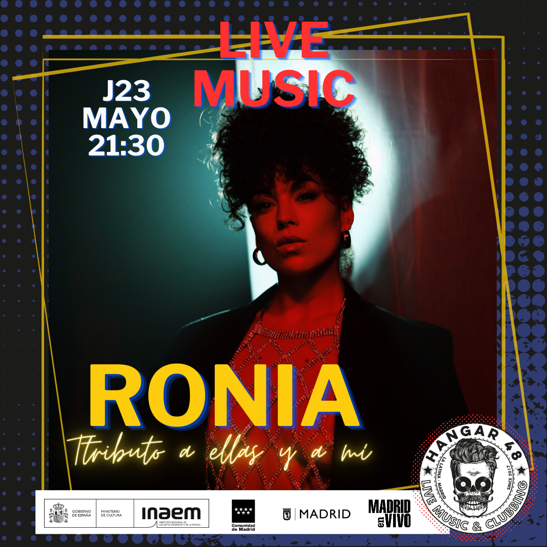 Fotografía promocional de J23 RONIA: TRIBUTO A ELLAS Y A MI. HANGAR48