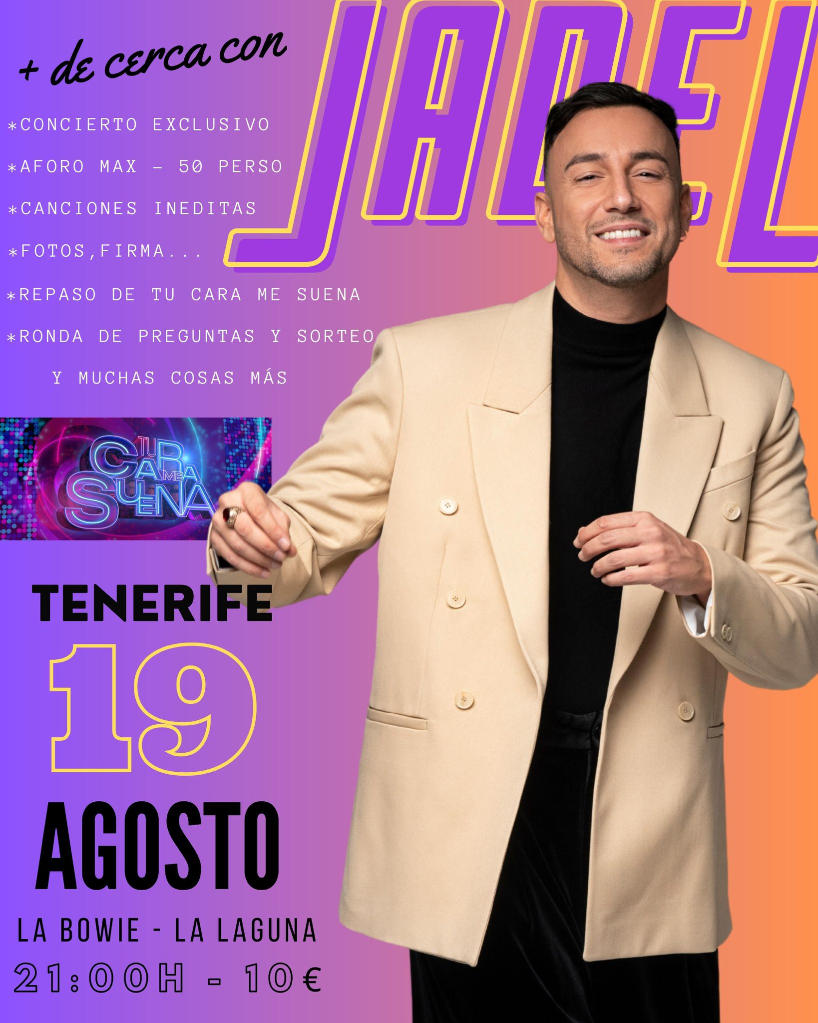 Fotografía promocional de Jadel en La Bowie