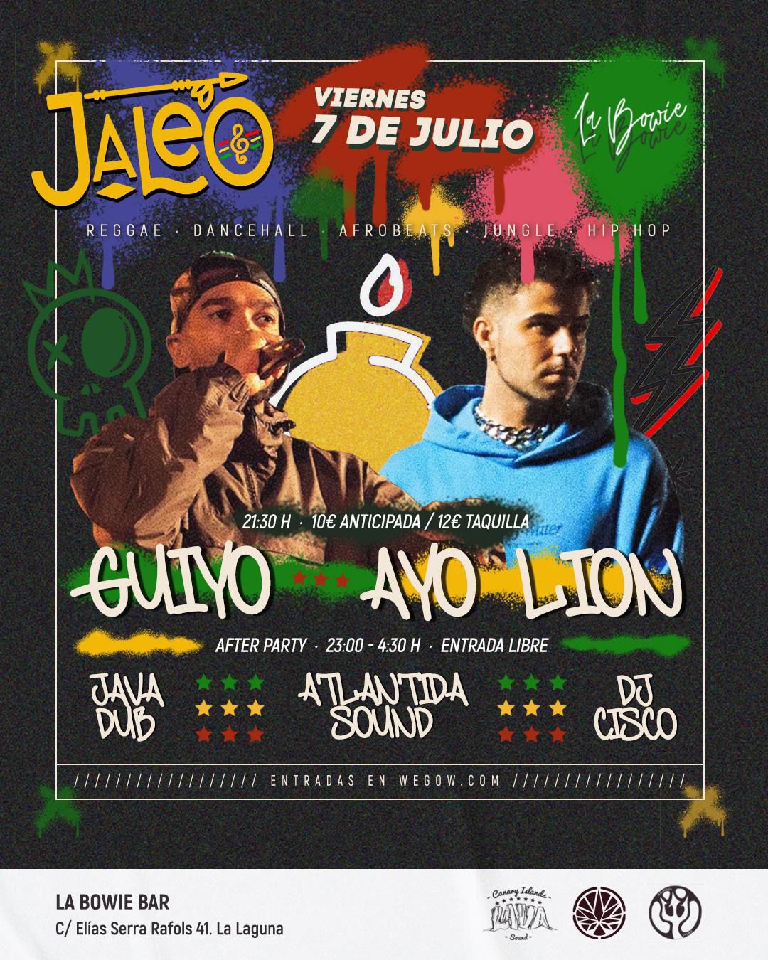 Fotografía promocional de Jaleo Party en La Bowie