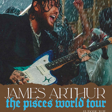 Promofoto von Concierto de James Arthur en Múnich.