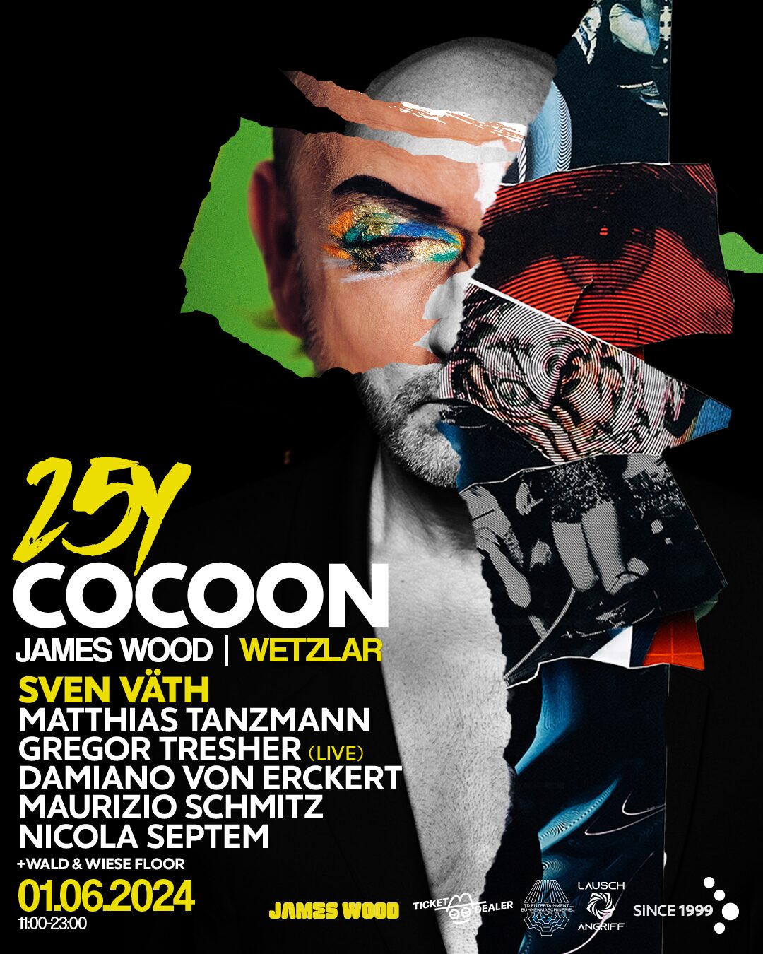 Promofoto von James Wood Festival 2024.