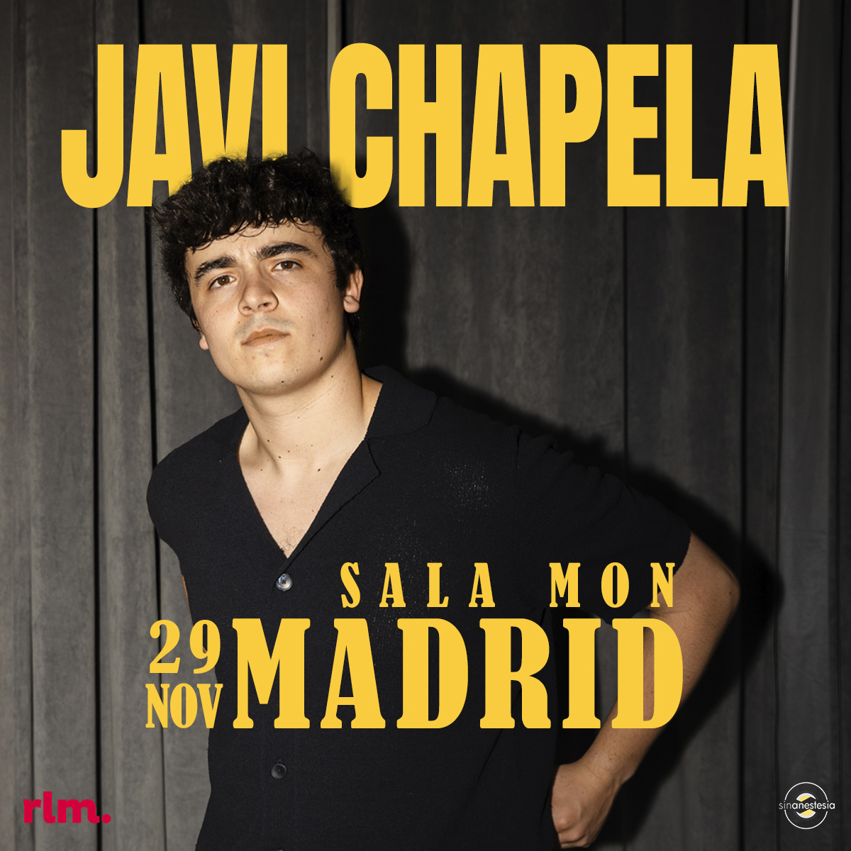 Fotografía promocional de Javi Chapela en Madrid