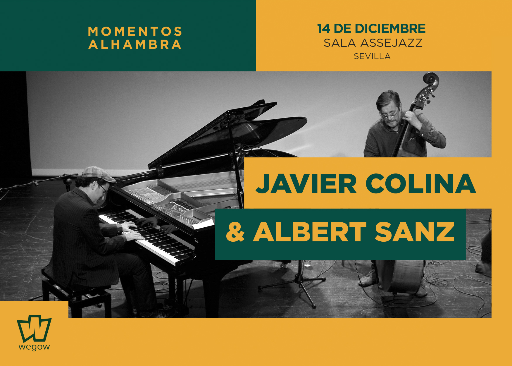 Fotografía promocional de Javier Colina & Albert Sanz en Sevilla | Momentos Alhambra