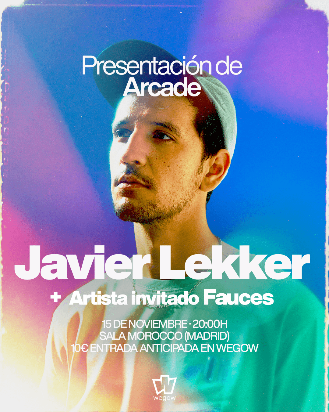 Fotografía promocional de Javier Lekker & Fauces en Madrid