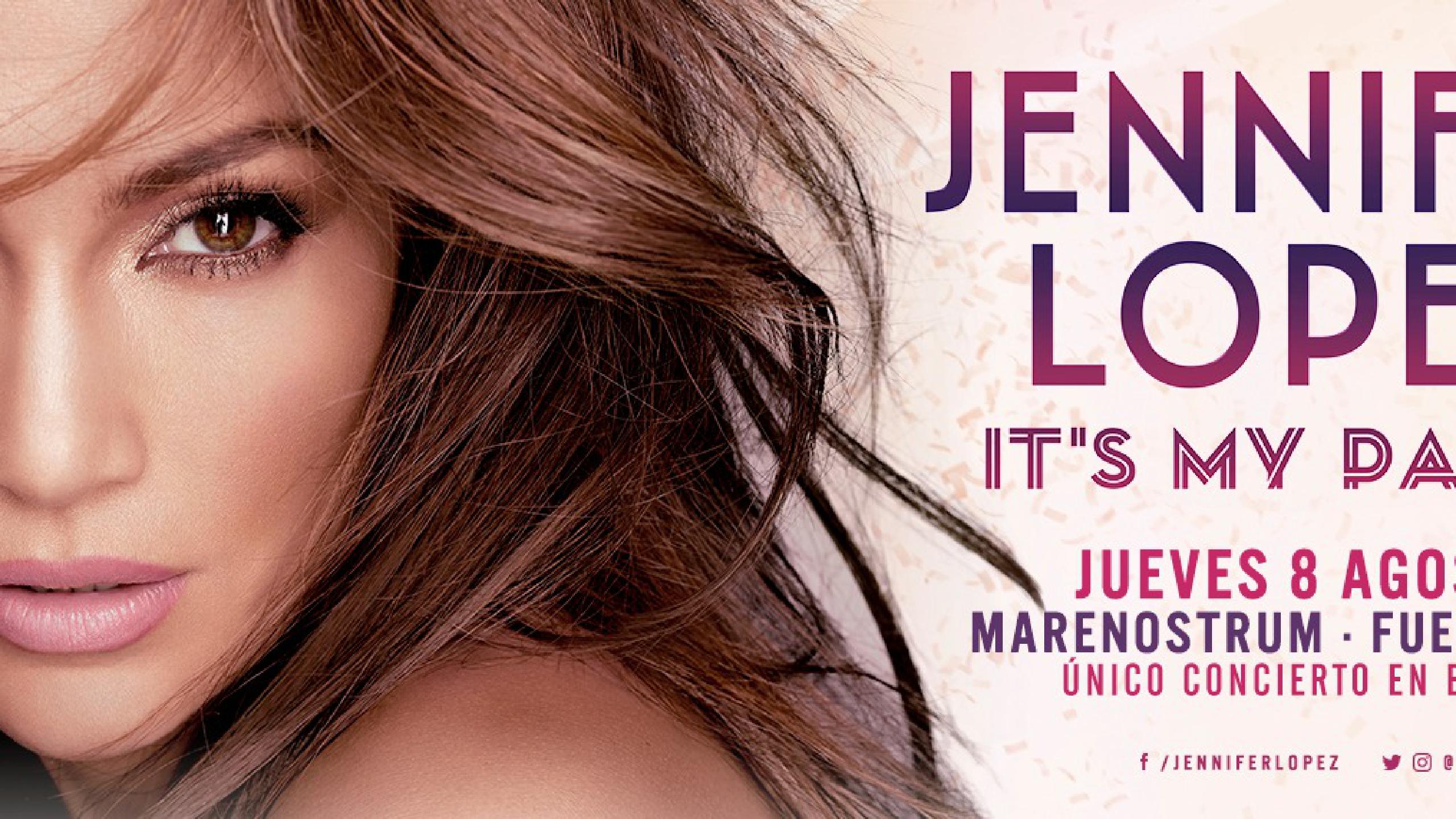 Jennifer Lopez concert tickets for Marenostrum Fuengirola, Fuengirola