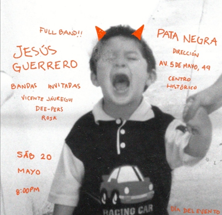 Fotografía promocional de Jesus Guerrero en pata negra