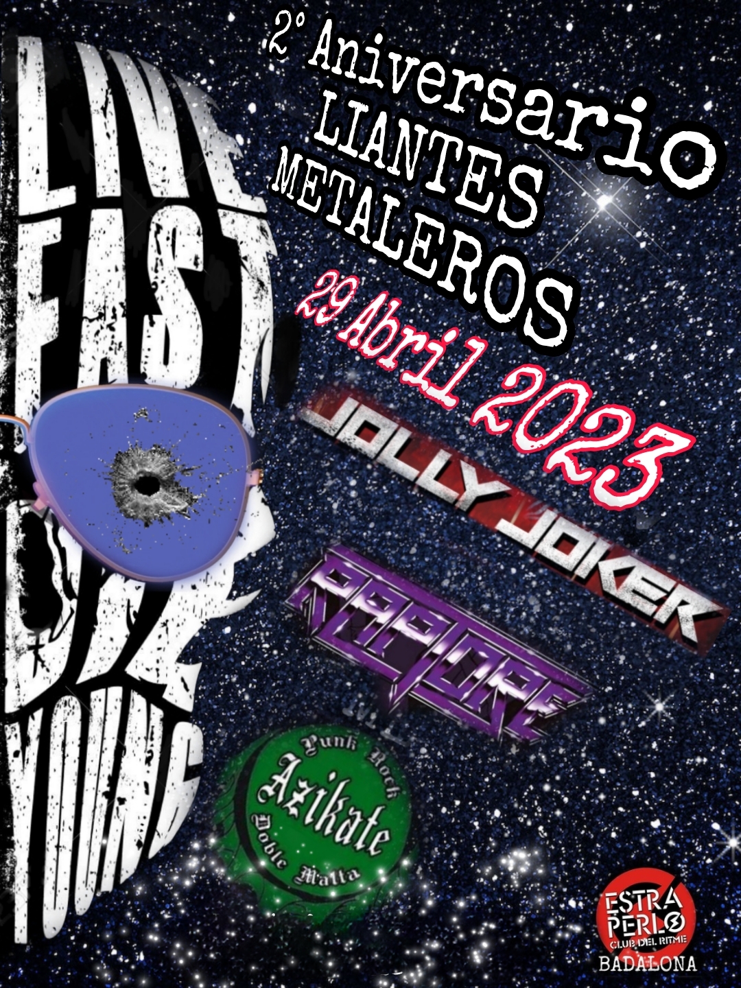 Fotografía promocional de JOLLY JOKER ⚡ RAPTORE ⚡ AZIKATE EN BADALONA