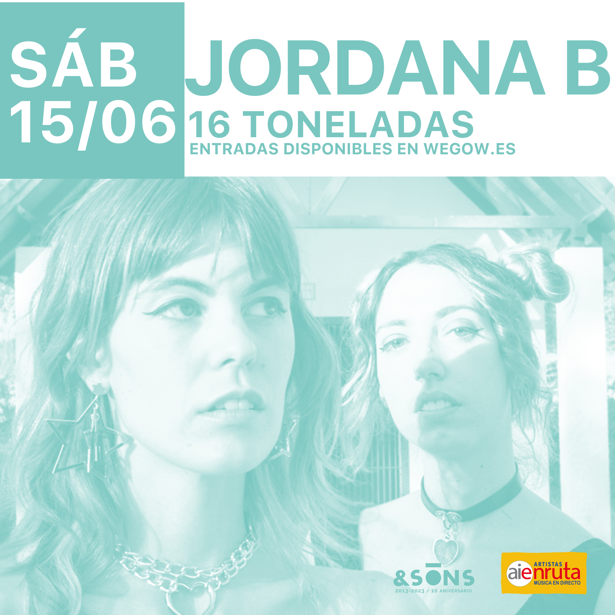 Fotografía promocional de Jordana B en Valencia
