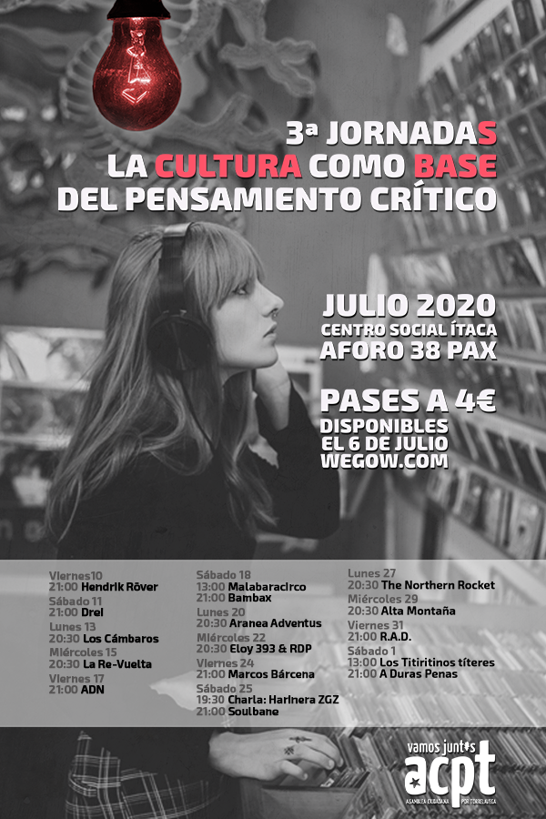 Fotografía promocional de Jornadas ACPT Cultura base
