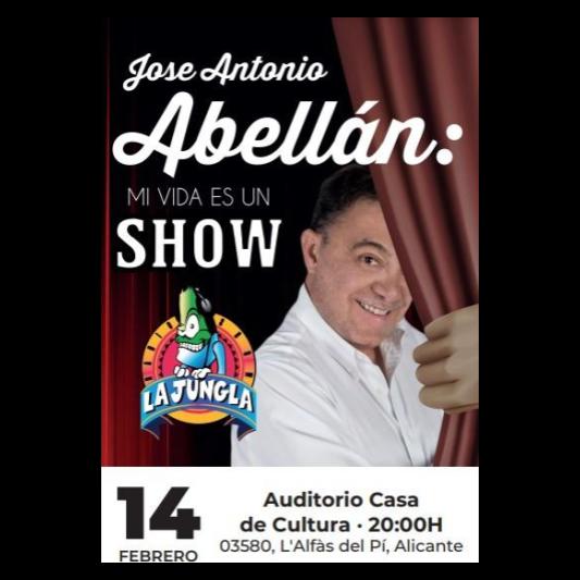 Fotografía promocional de José Antonio Abellán: "Mi vida es un show"