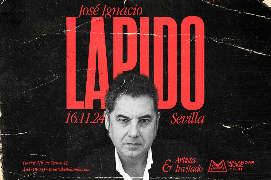 Fotografía promocional de José Ignacio Lapido en Acústico en Sevilla