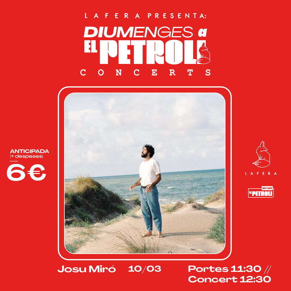 Fotografía promocional de Josu Miró en directe a El Petroli