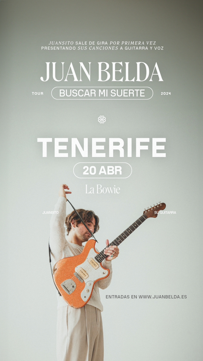 Fotografía promocional de Juan Belda en Tenerife