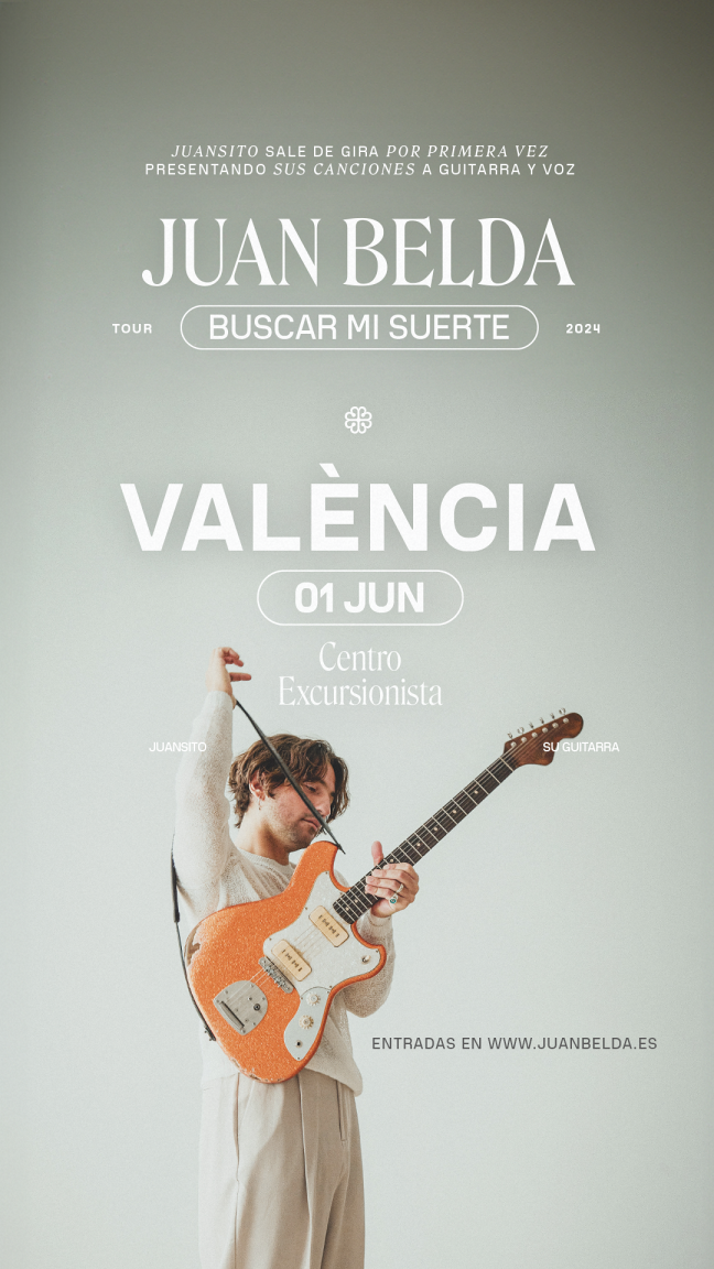 Fotografía promocional de Juan Belda en Valencia