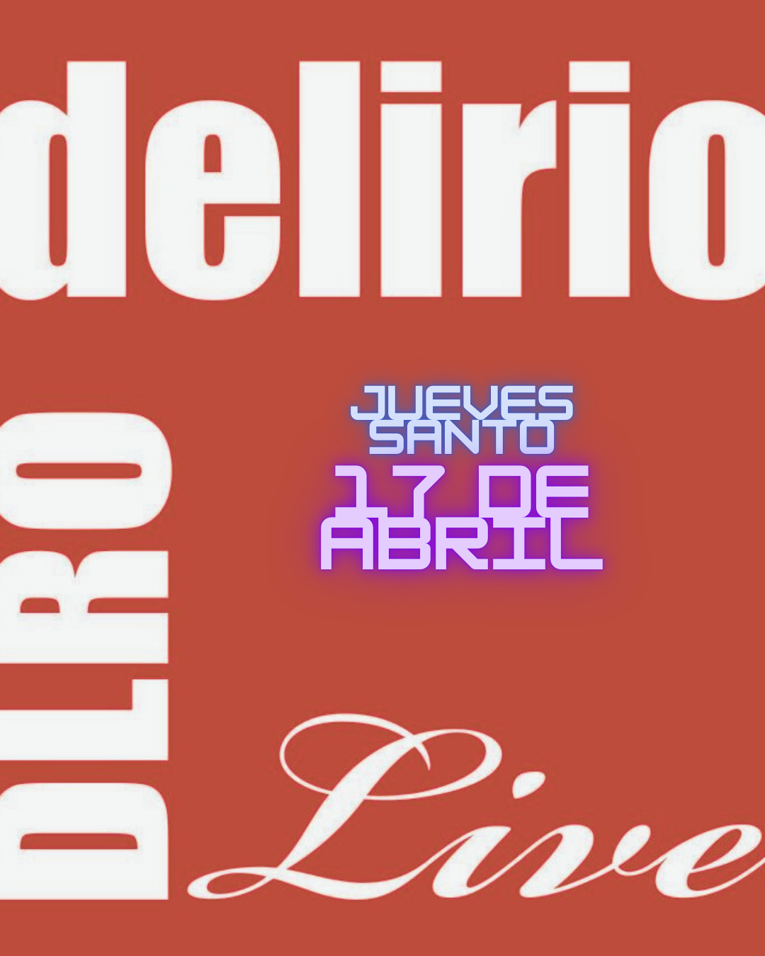 Fotografía promocional de JUEVES SANTO