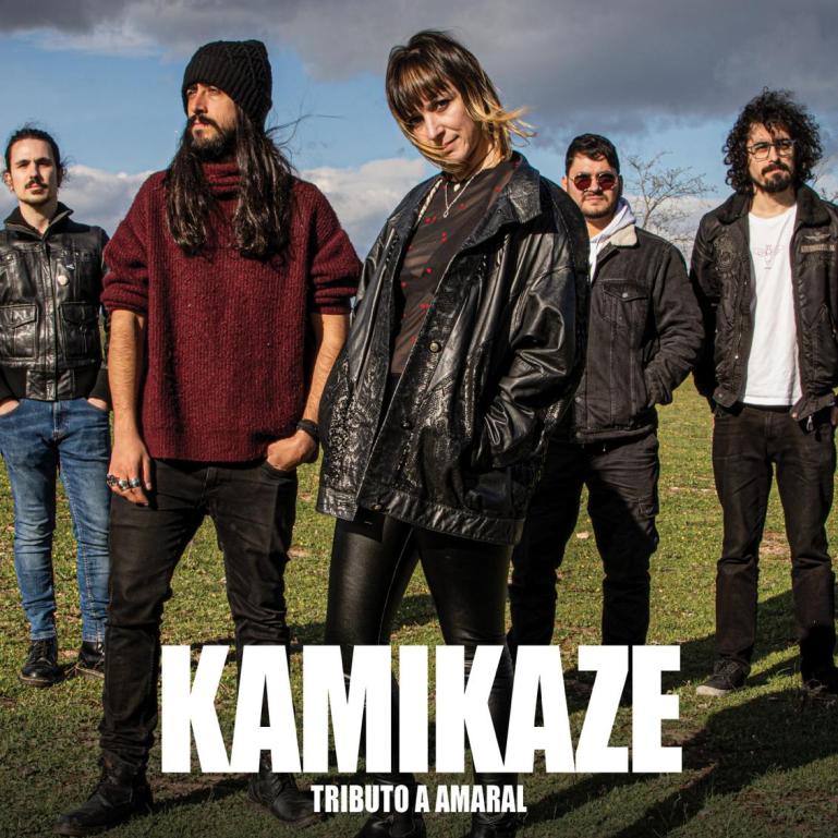 Fotografía promocional de Kamikaze tocando Amaral en Madrid