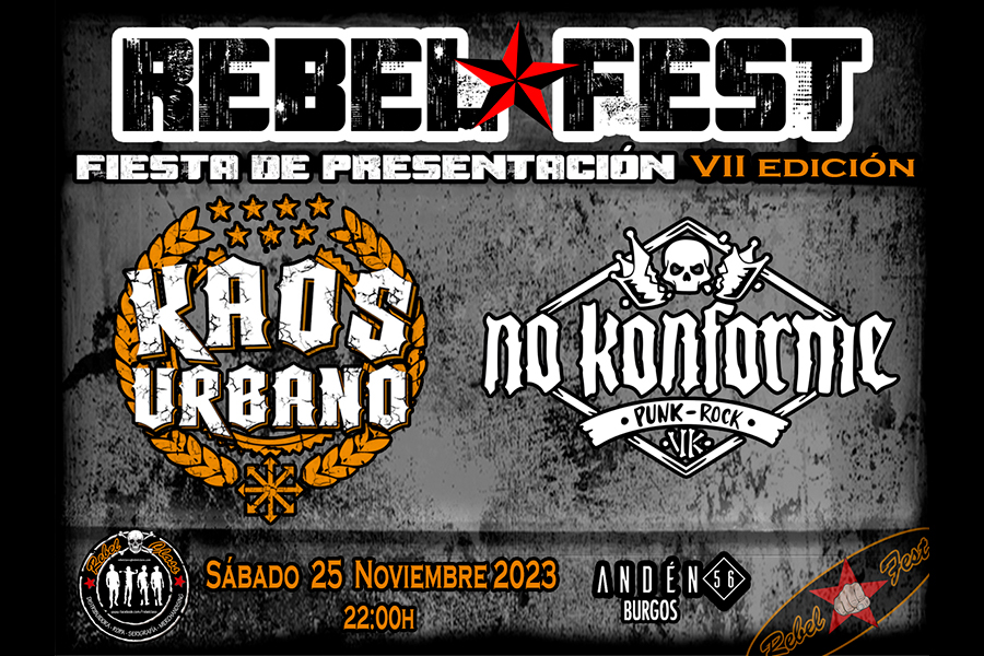 Fotografía promocional de KAOS URBANO + NO KONFORME en Burgos