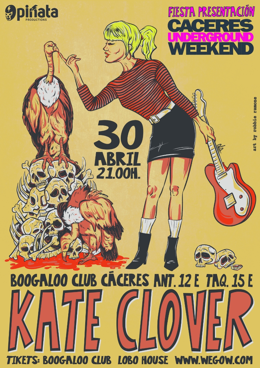 Fotografía promocional de Kate Clover en Cáceres