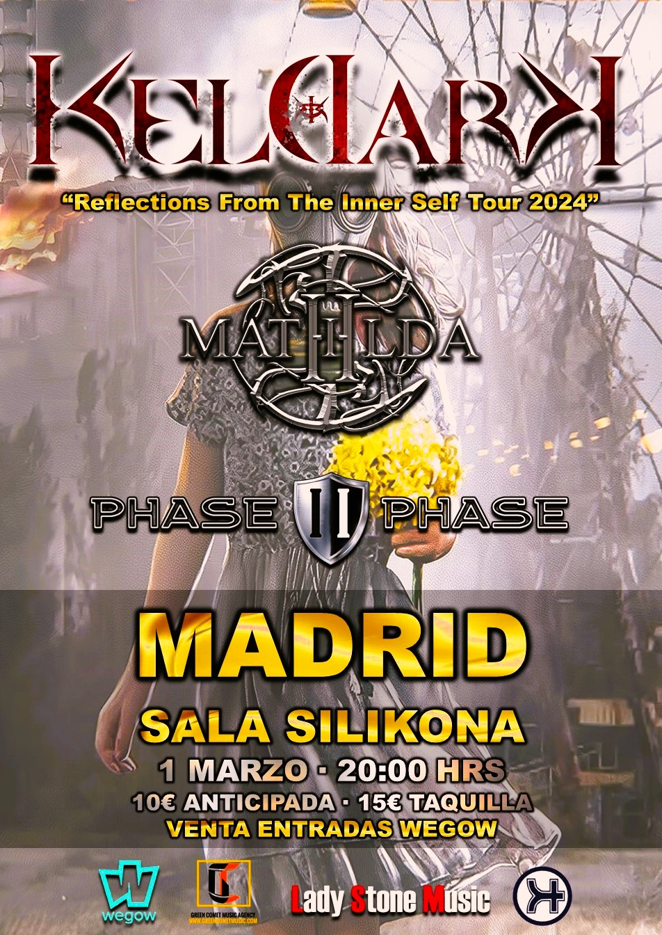 Fotografía promocional de KELDARK + MATHILDA + PHASE II PHASE - MADRID