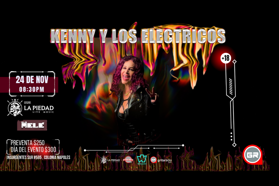 Fotografía promocional de Kenny en La Piedad Live Music