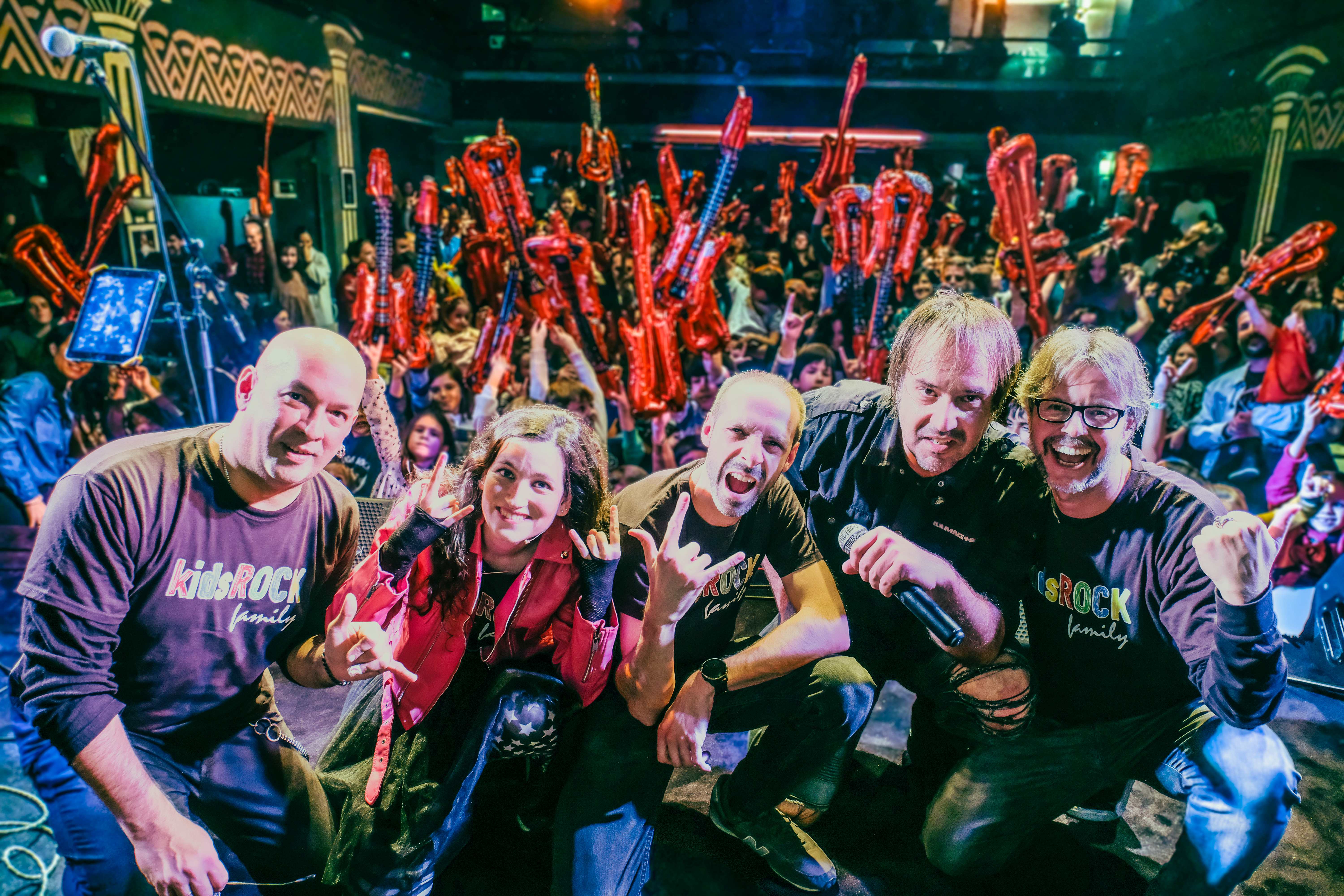 Fotografía promocional de Kids Rock Family 23 Abril en Madrid